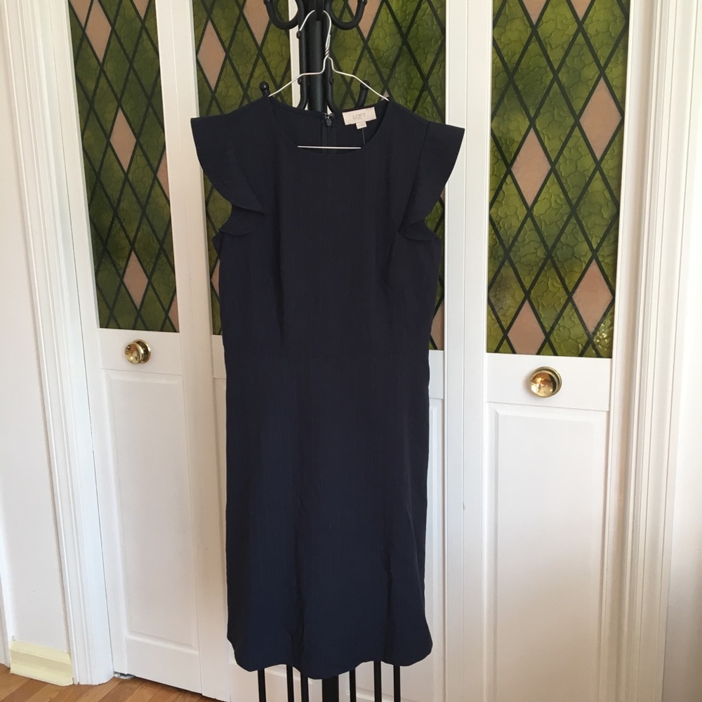 NWT Navy Blue Work Dress - Picture 1 of 4